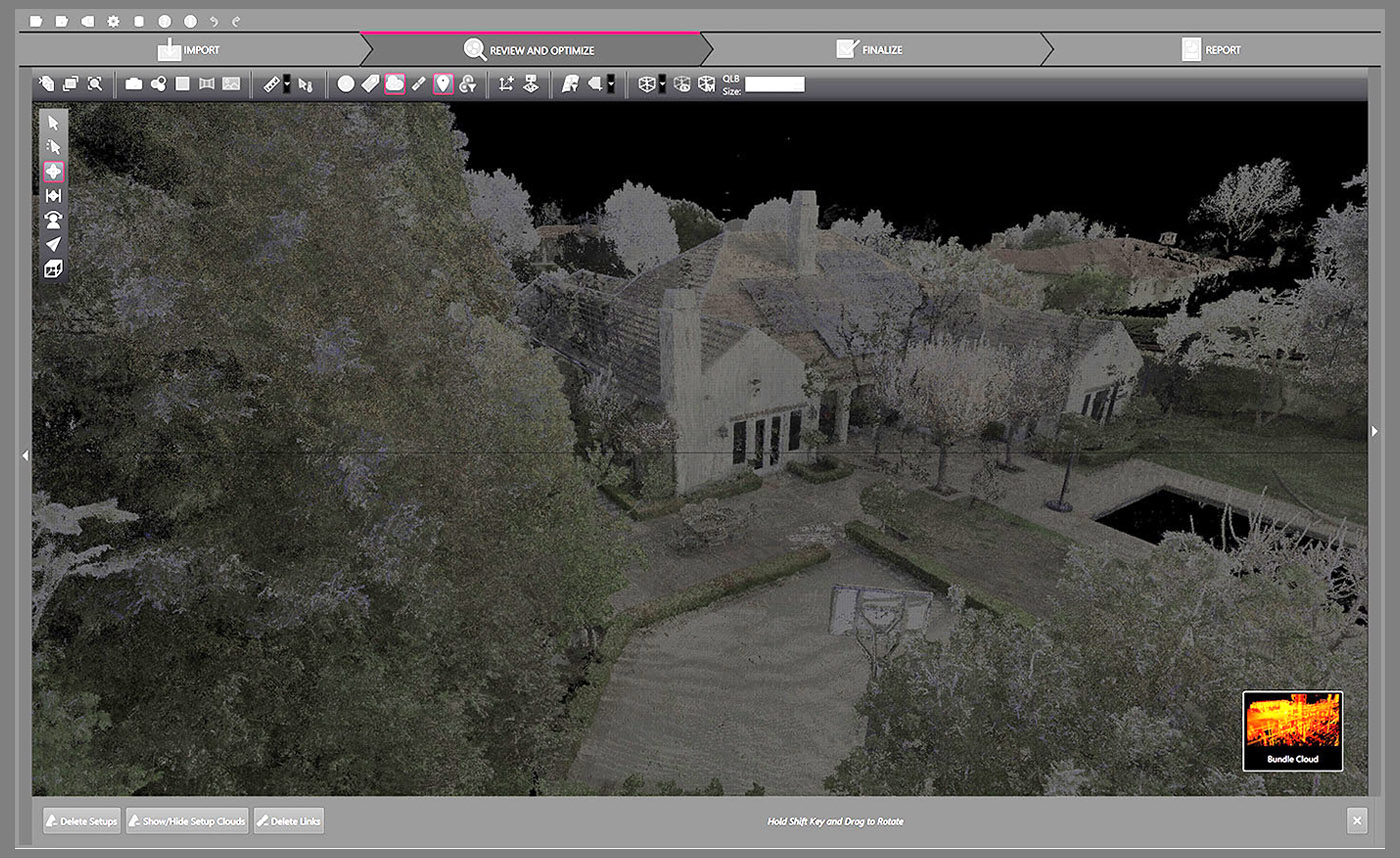 MOSAIQ point cloud revit as-built