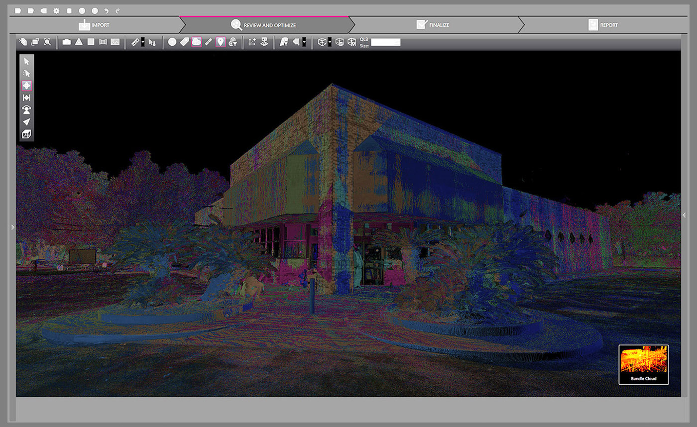 MOSAIQ point cloud revit as-built